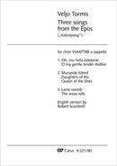 Three songs from the Epos (Kalevipoeg)