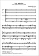 Alles, was ihr tut (Score)