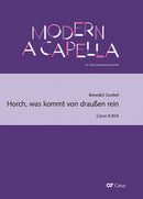 Horch, was kommt von draußen rein (Score)