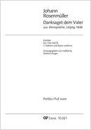 Danksaget dem Vater (Score)