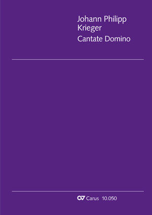 Cantate Domino (Singet dem Herrn) [score]