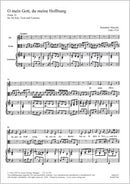 O mein Gott, du meine Hoffnung (Score)