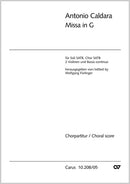 Missa in G (Messe in G)（合唱楽譜）
