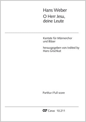 O Herr Jesu, deine Leute (Score)