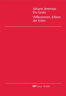 Willkommen, Erlöser der Erden (Score)