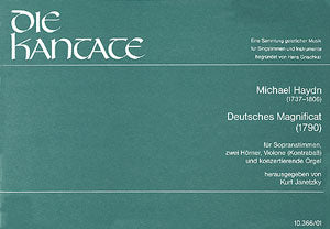 Deutsches Magnificat, MH 673 [score]