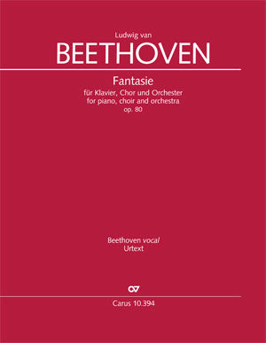 Fantasie für Klavier, Chor und Orchester, op. 80 [score]