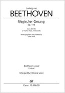 Elegischer Gesang, op. 118（合唱楽譜）