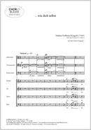 ... wie dich selbst (Score)