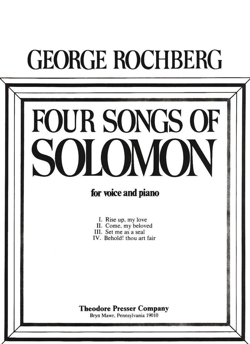 Four Songs of Solomon