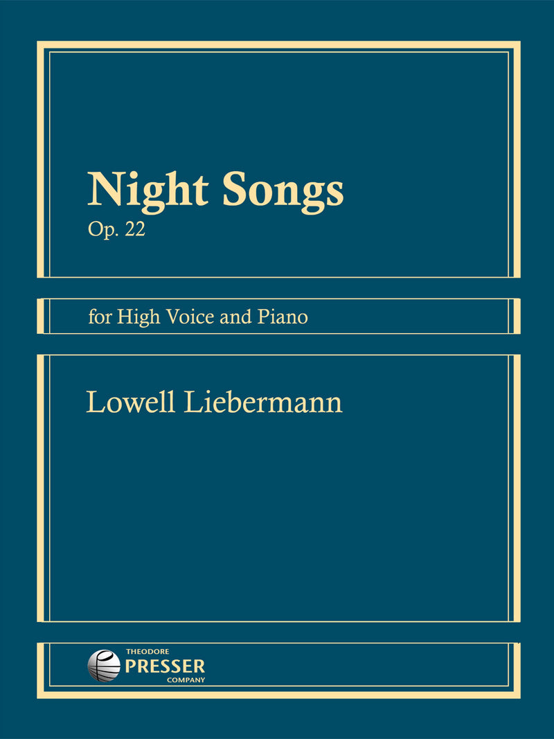 Night Songs (High Voice and Piano)