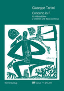 Concertino in F für Blockflöte und Streicher（ヴォーカル・スコア）