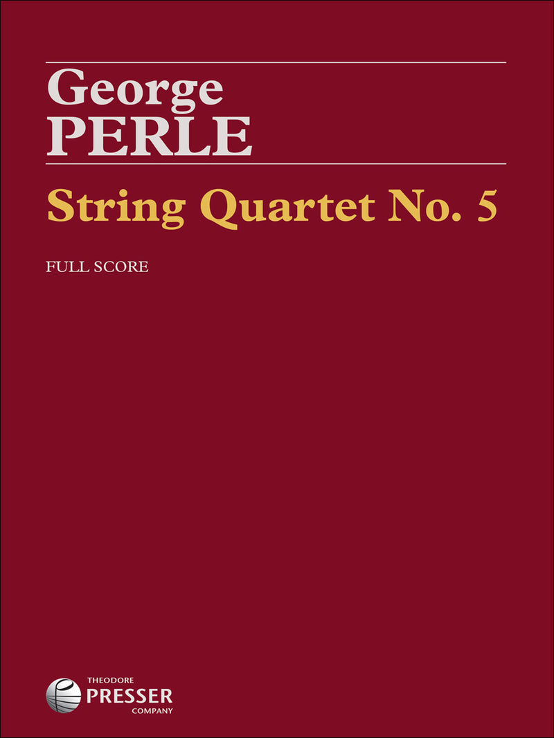 String Quartet No. 5 (Score & Parts)