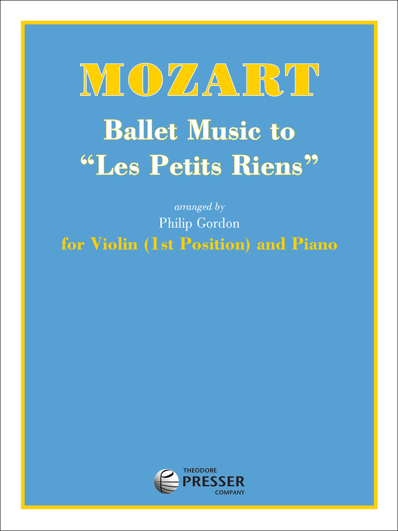 Ballet Music To Les Petits Riens (Score with Part)