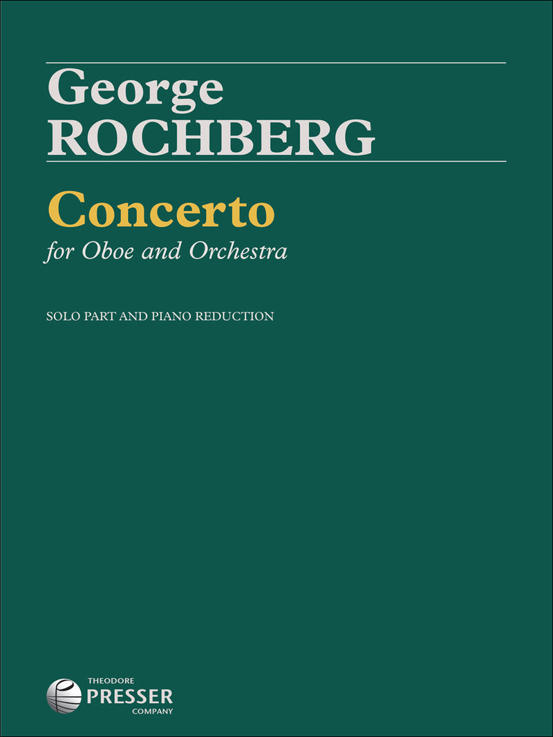 Concerto for Oboe and Orchestra (Piano Reduction and Solo Oboe Part) (Score with Part)