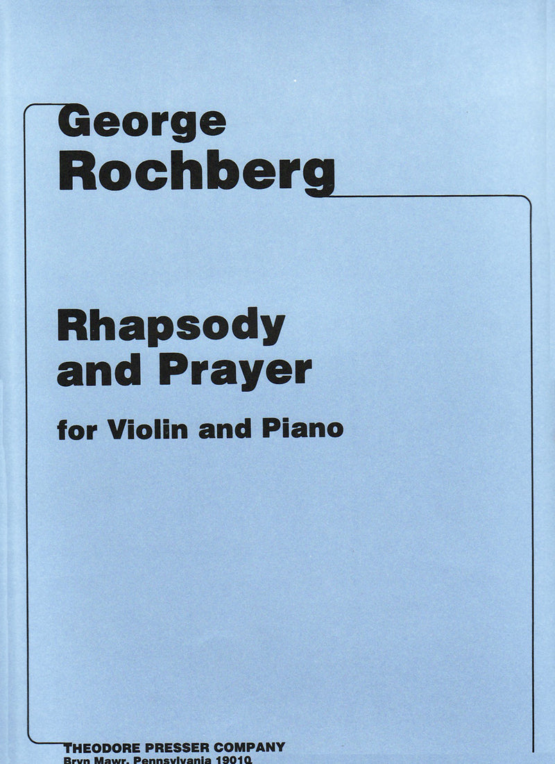 Rhapsody and Prayer