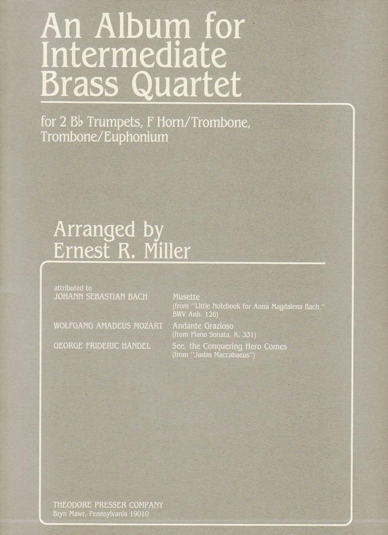 An Album for Intermediate Brass Quartet