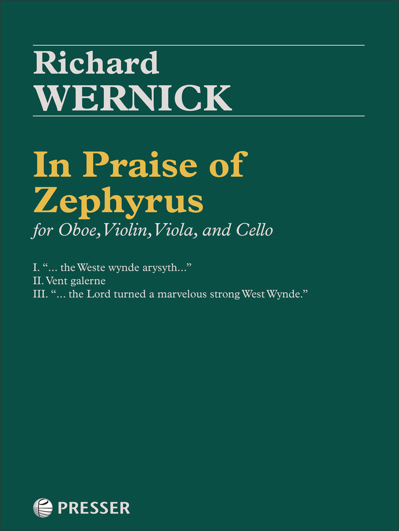 In Praise of Zephyrus (Score & Parts)