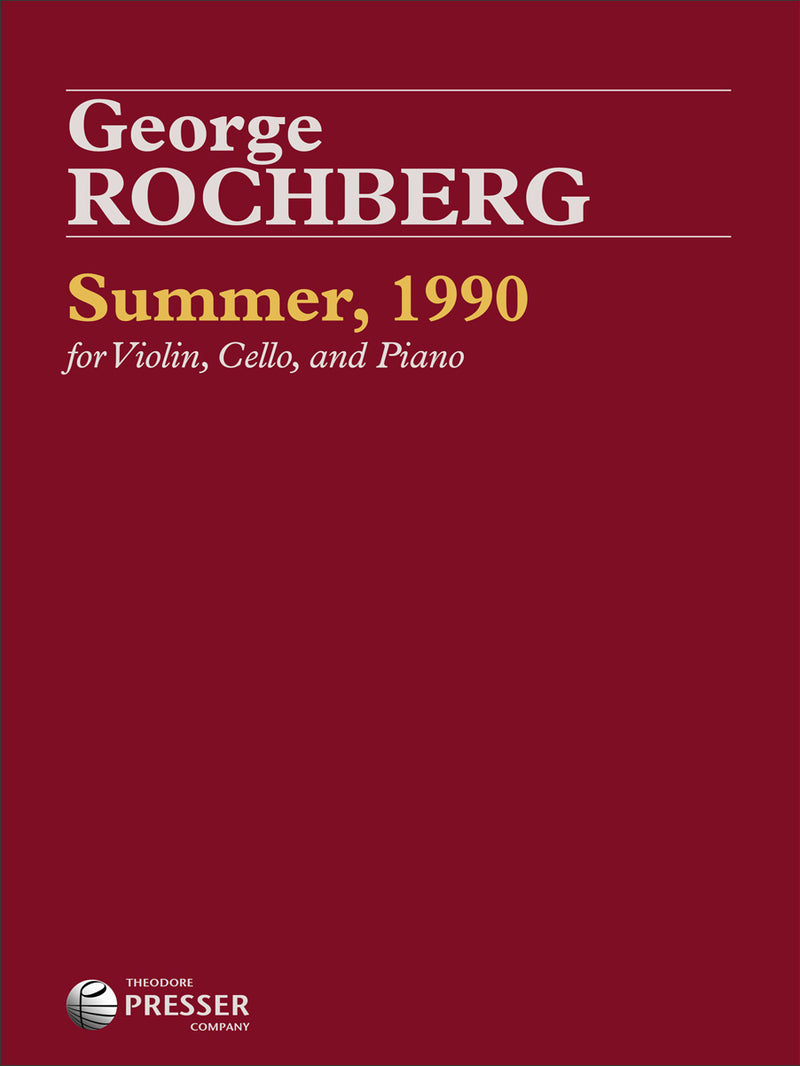 Summer, 1990 (Score & Parts)