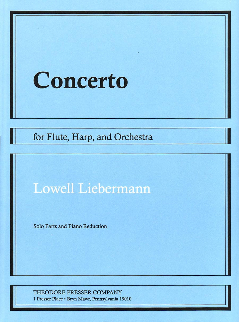 Concerto for Flute, Harp and Orchestra (Score & Parts)
