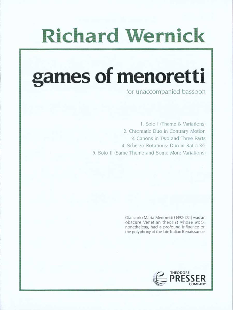 Games Of Menoretti