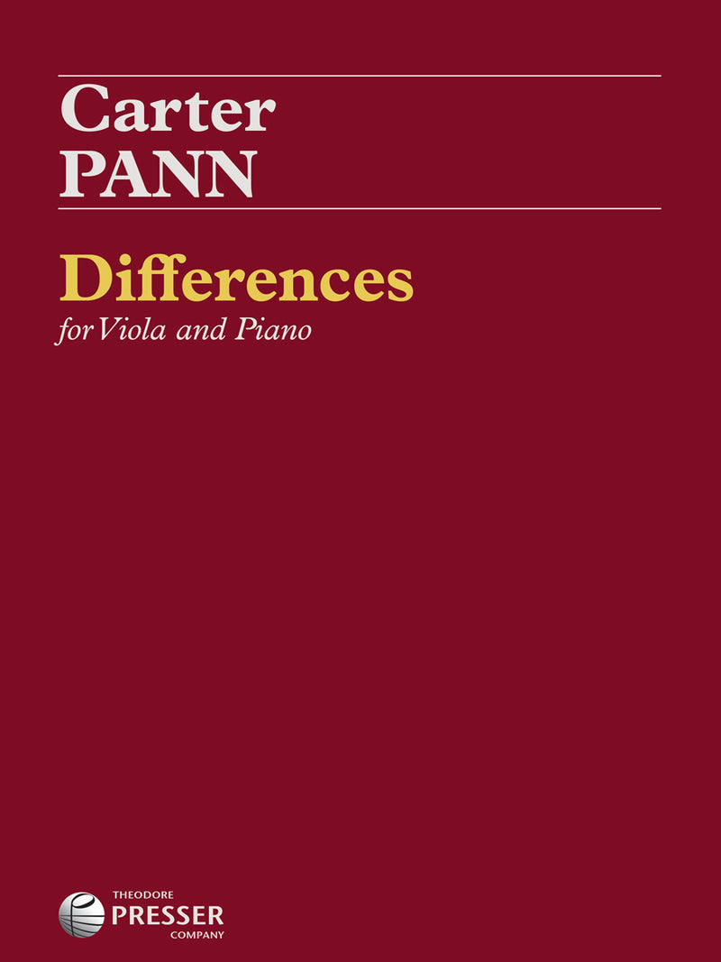 Differences (Viola and Piano)