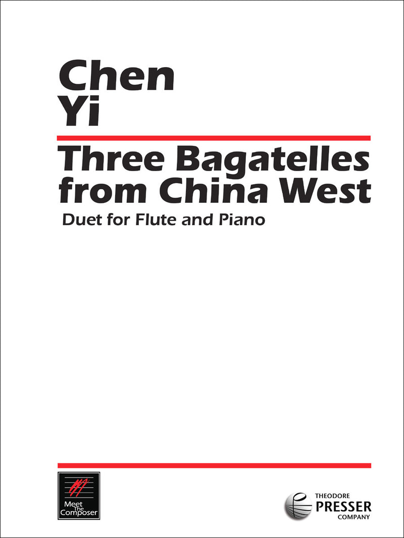 Three Bagatelles From China West (Score with Part)