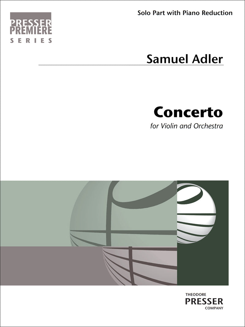 Concerto For Violin and Orchestra (Score with Part)
