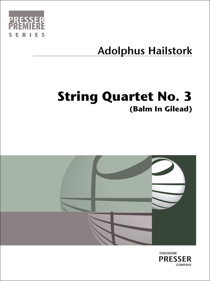 String Quartet No. 3 (Score & Parts)