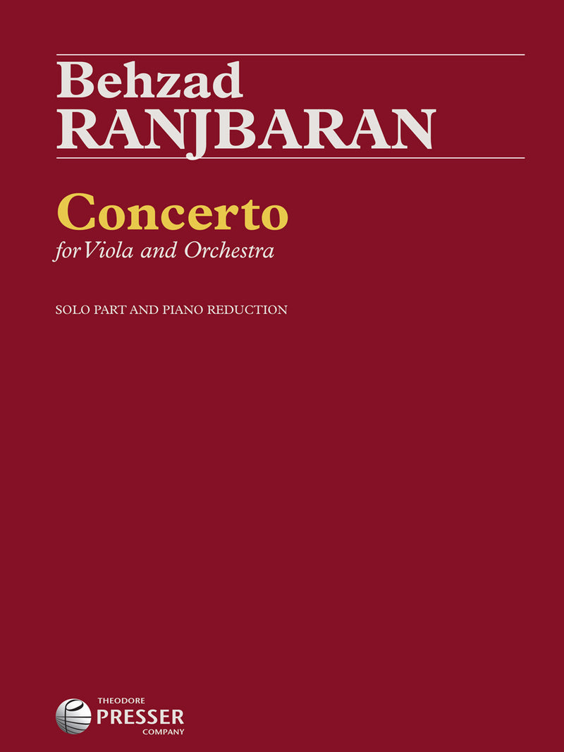 Concerto for Viola and Orchestra (Piano Reduction)