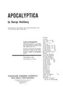 Apocalyptica (Score & Parts)