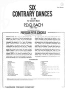 Six Contrary Dances (Full score)