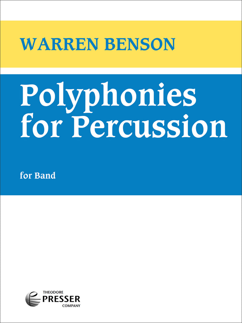 Polyphonies for Percussion (Score Only)