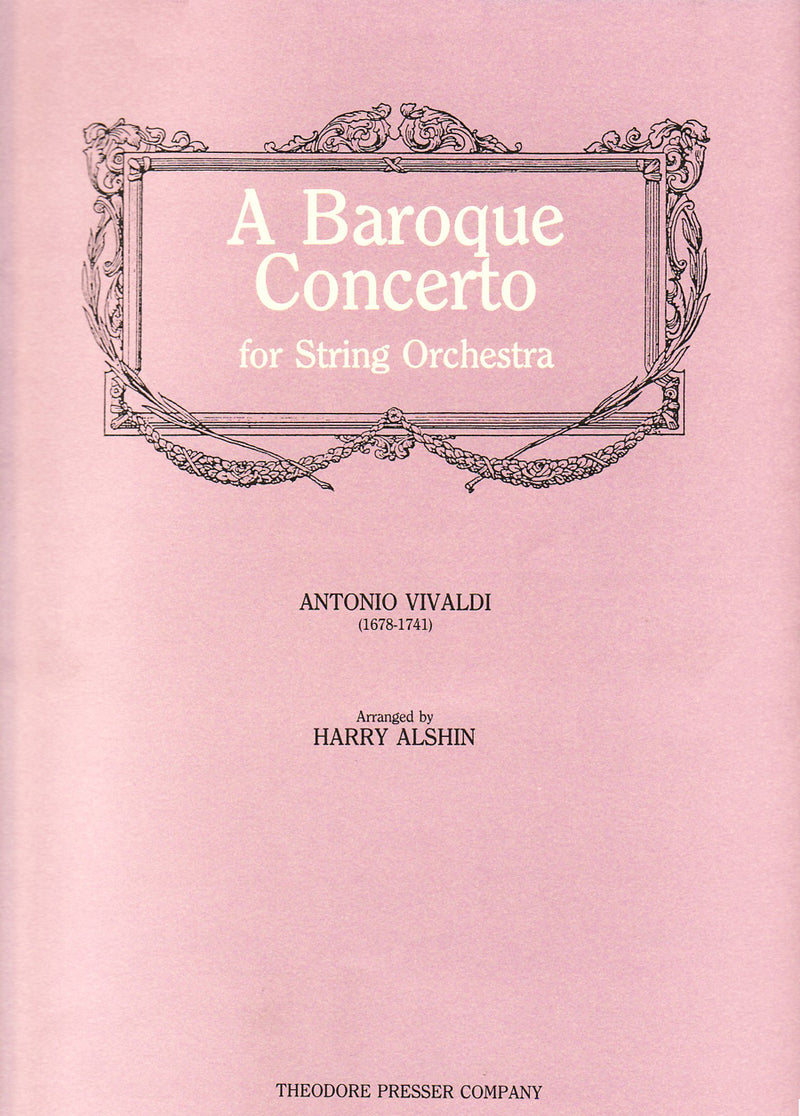 Baroque Concerto (Score & Parts)