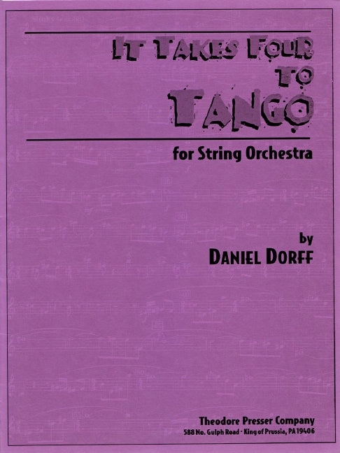 It Takes Four To Tango (string quintet)