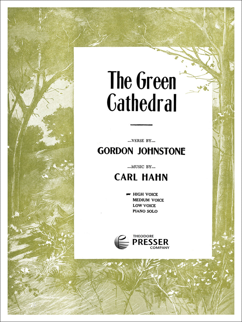 The Green Cathedral (High Voice and Piano)