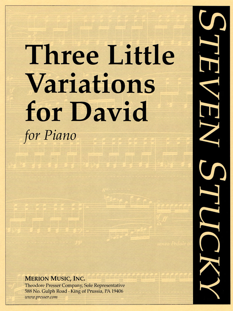Three Little Variations for David