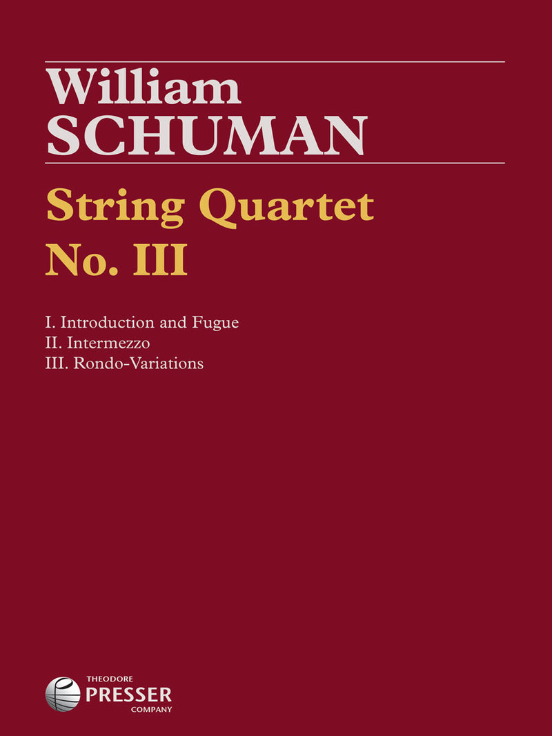 String Quartet No. III (Score & Parts)