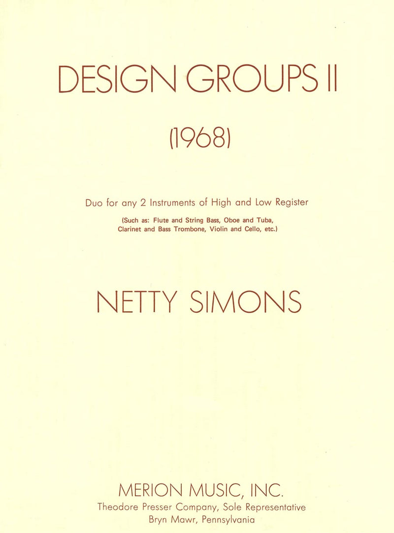 Design Groups Ii