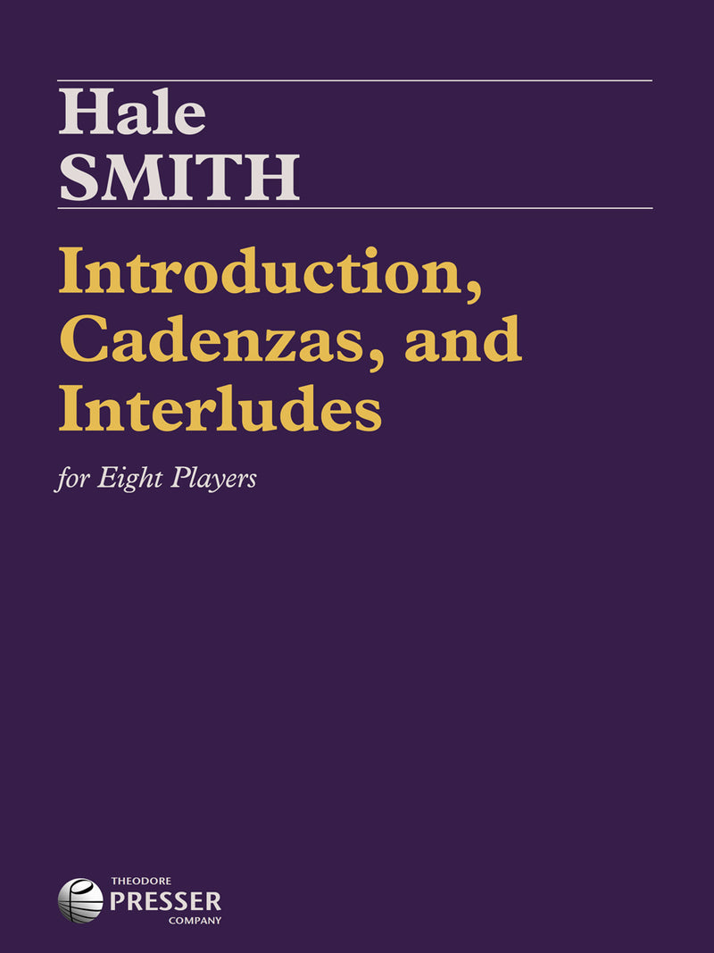 Introduction, Cadenzas and Interlude for 8 Players