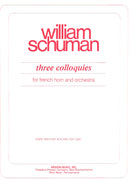 Three Colloquies (Score with Part)