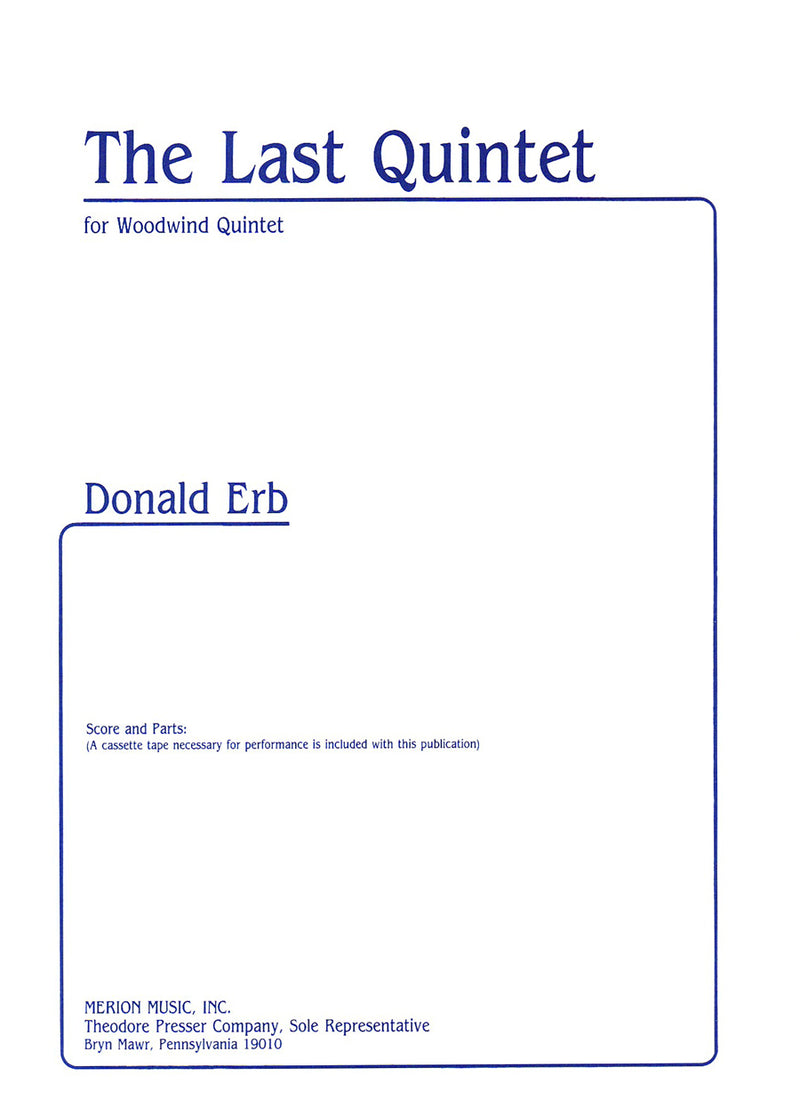 The Last Quintet (Score & Parts)