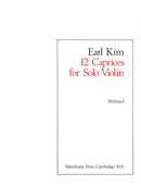 Twelve Caprices for Solo Violin