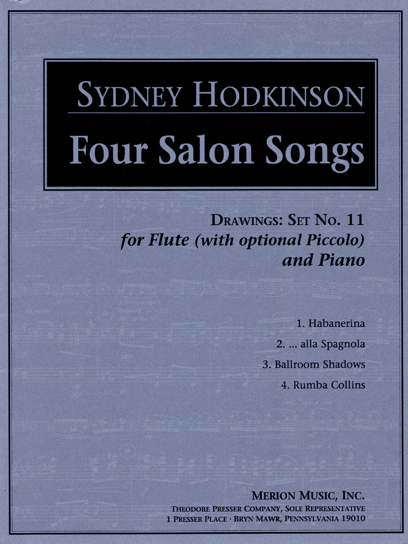 Four Salon Songs (Score with Part)