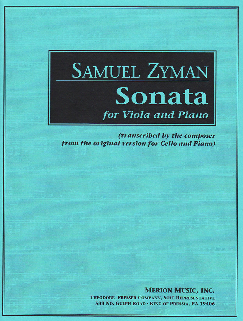 Sonata for Viola and Piano