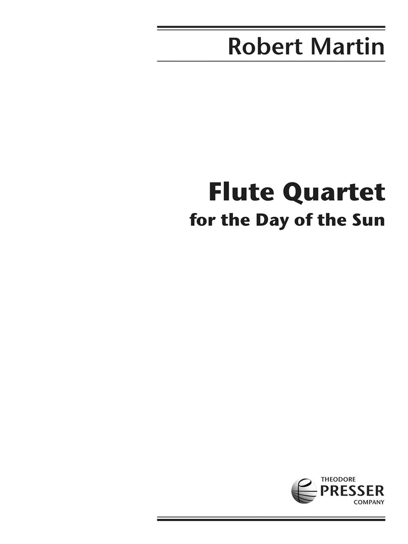 Flute Quartet For The Day Of The Sun (Score & Parts)