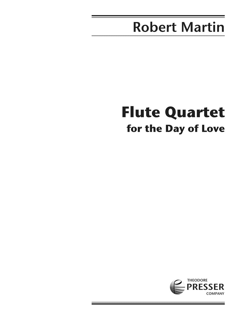 Flute Quartet For The Day Of Love (Score & Parts)