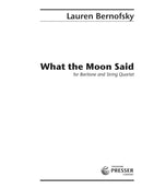What The Moon Said (Score Only)
