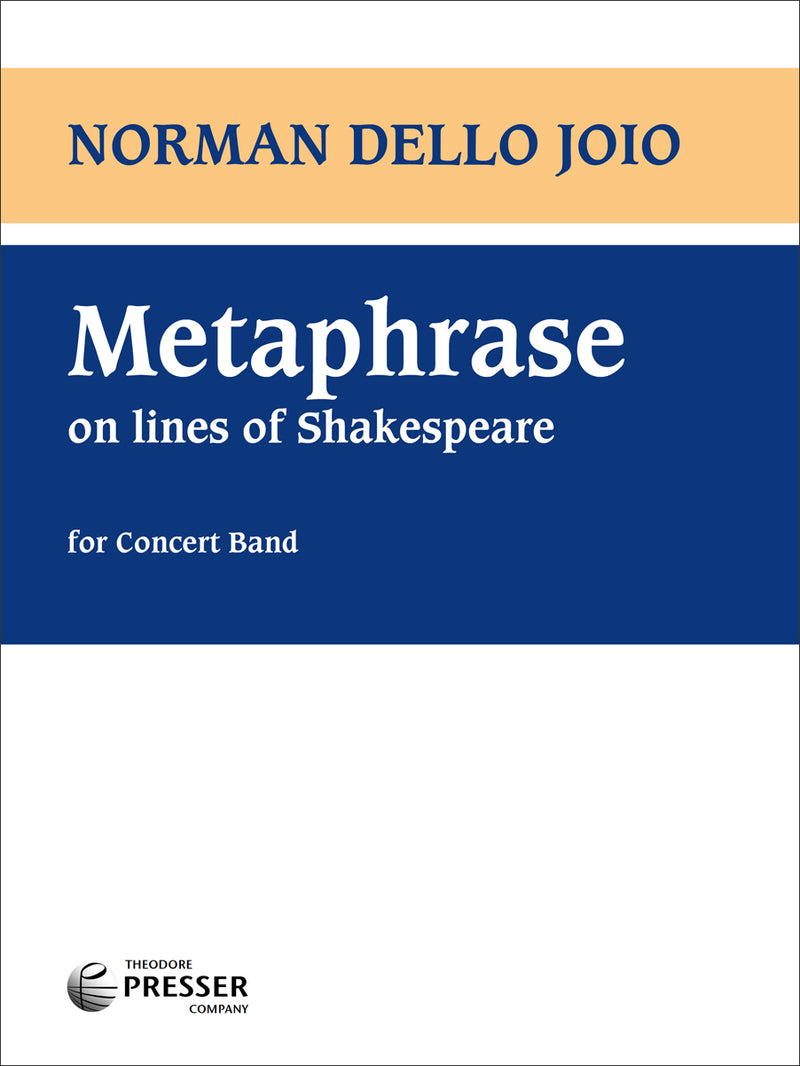 Metaphrase (Score & Parts)