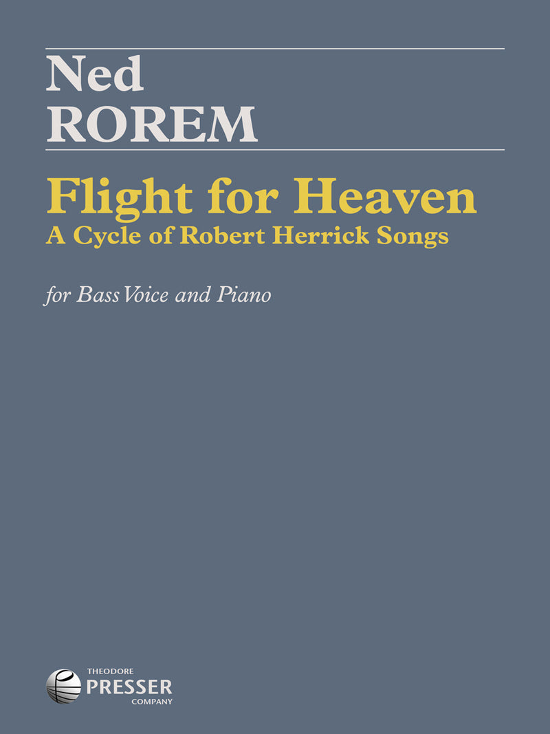 Flight for Heaven A Cycle of Robert Herrick Songs